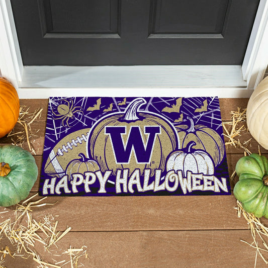 Team Sports America Everyday - University of Washington Halloween PVC Mat, 28"x16"