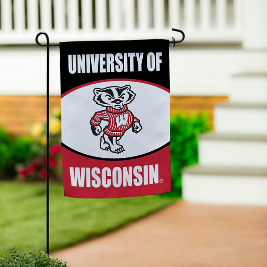 Team Sports America Everyday - University of Wisconsin-Madison Suede Flag, GDN