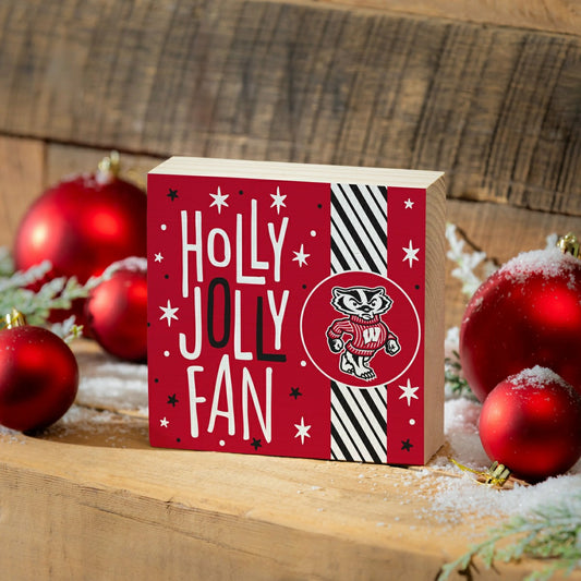 Team Sports America Trending - University of Wisconsin-Madison Block, Holiday, 6x6