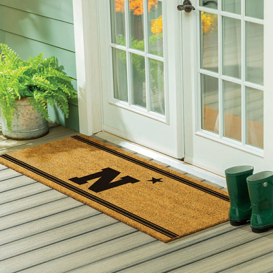 Team Sports America Essential - US Naval Academy Extra Large One Color Coir Mat, 60"x24"