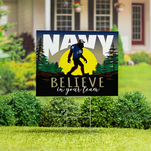 Team Sports America Exclusive - US Naval Academy Yard Sign, Bigfoot