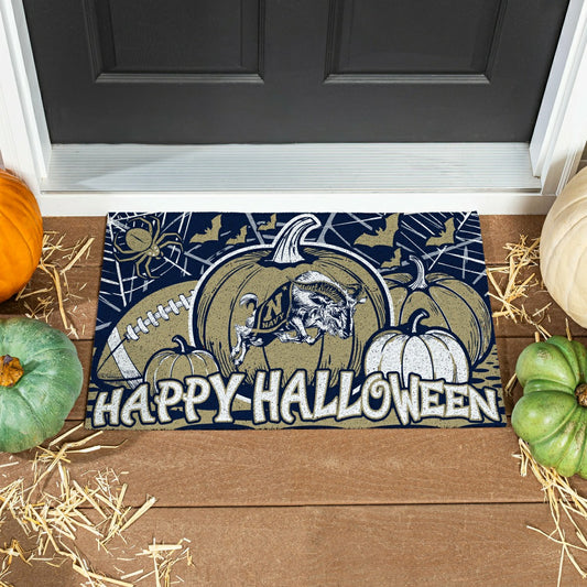 Team Sports America Trending - US Naval Academy Halloween PVC Mat, 28"x16"