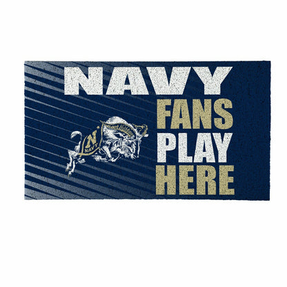 Team Sports America Everyday - US Naval Academy Fan Mat, 28"x16"