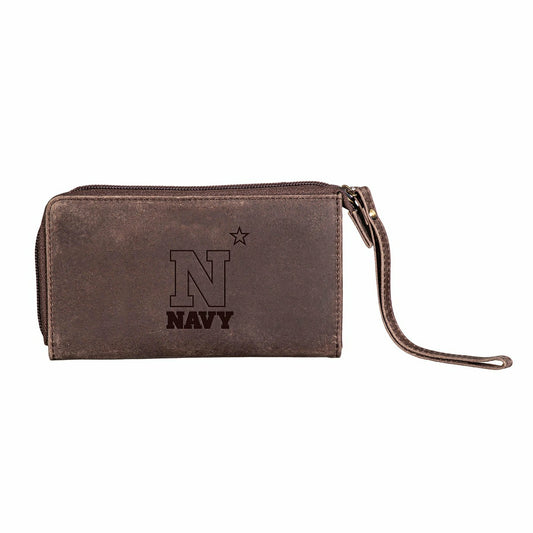 Team Sports America Best Seller - Wristlet Wallet, Brown, US Naval Academy