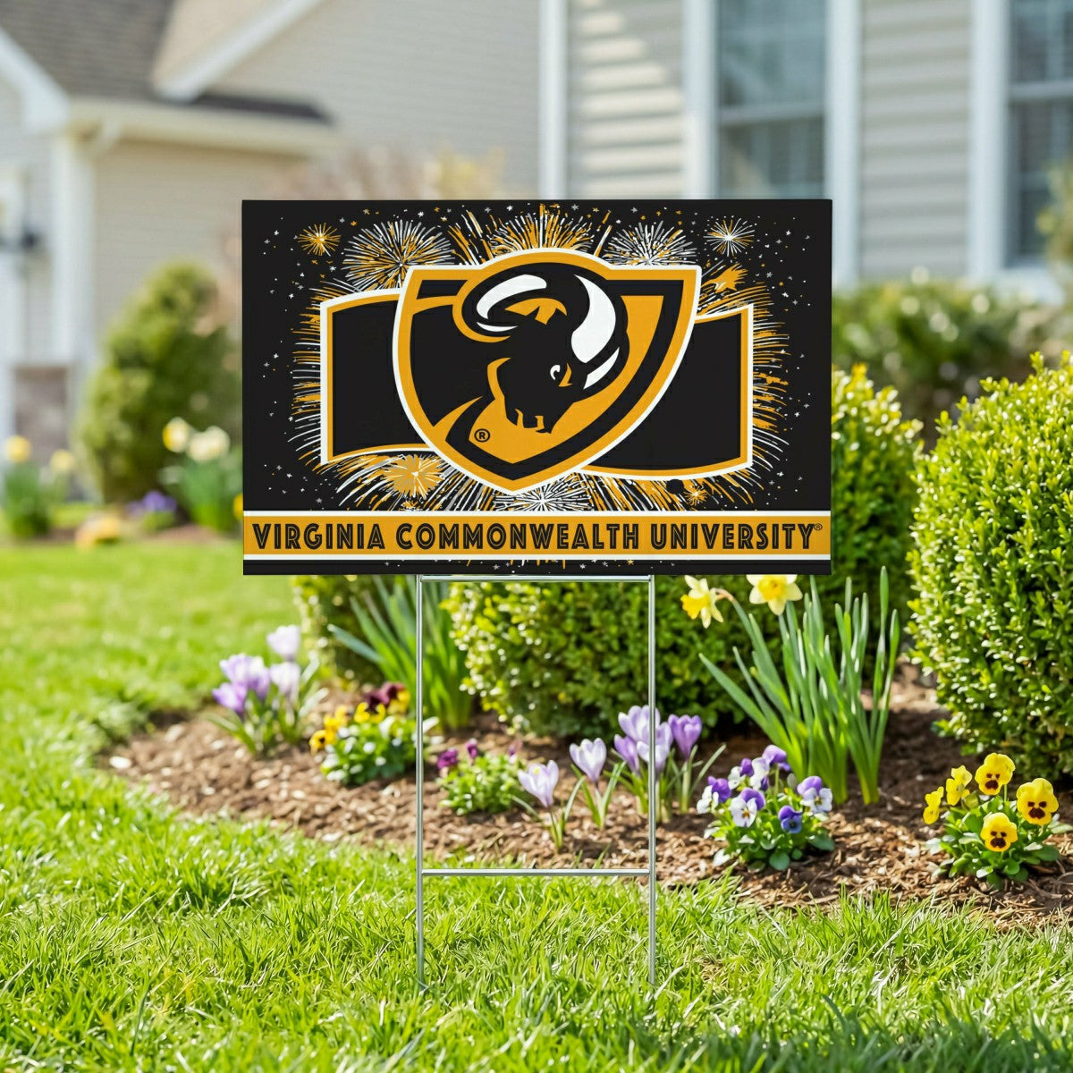 Team Sports America Classic - Virginia Commonwealth University Yard Sign, Patriotic