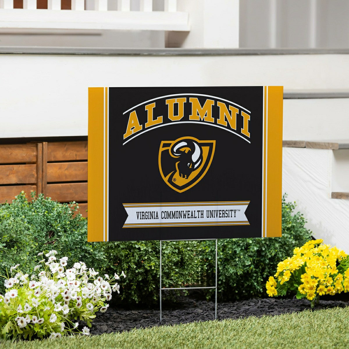 Team Sports America Exclusive - Virginia Commonwealth University Coroplast Yard Sign Alumni