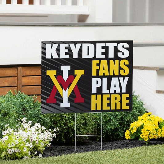 Team Sports America Signature - Virginia Military Institute Coroplast Yard Sign "Fans Play Here"