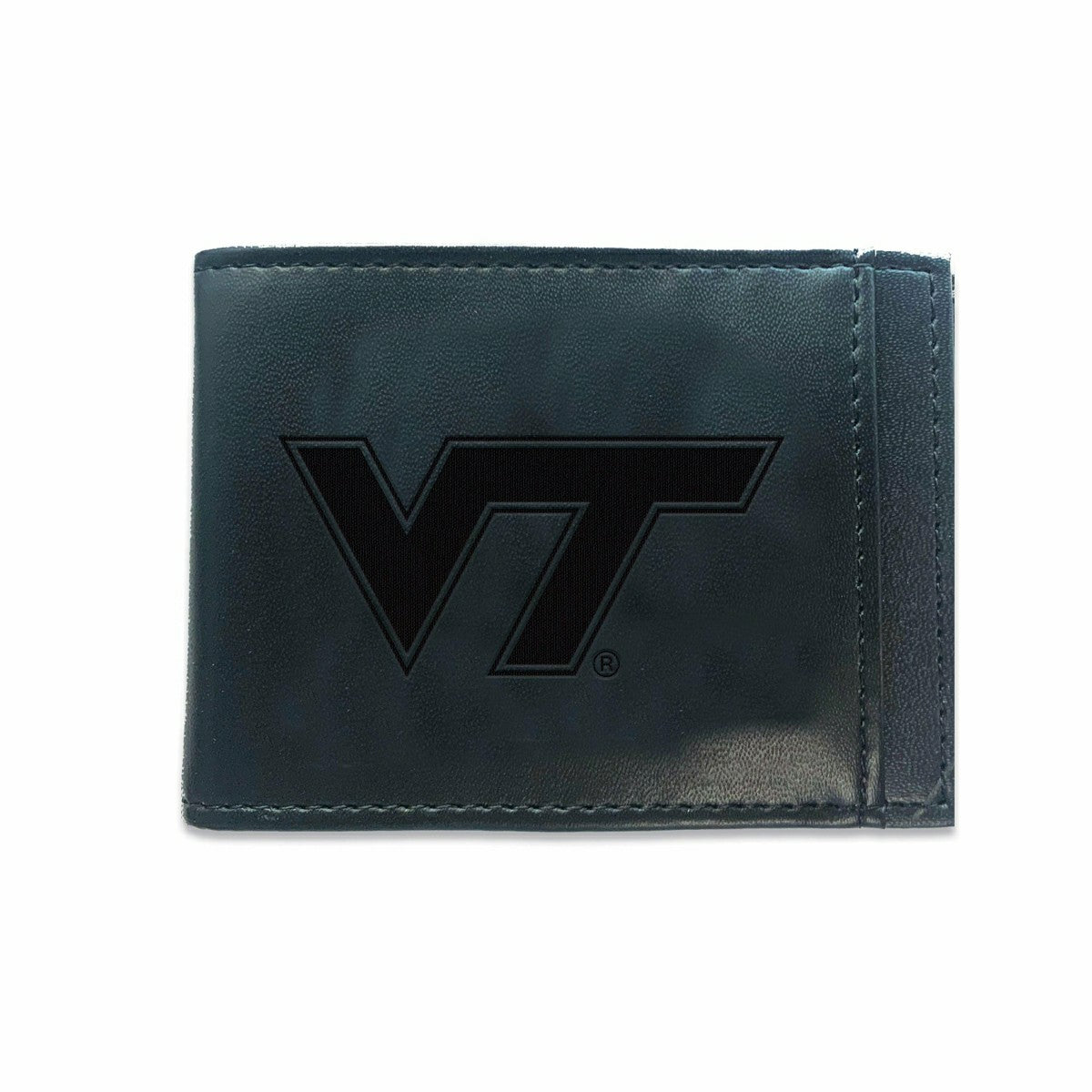 Team Sports America Value - Front Pocket Wallet w/ RFID Blocking, Virginia Tech, Black