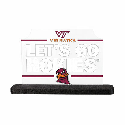 Team Sports America Exclusive - Virginia Tech College Rectangle Desklite LED Décor