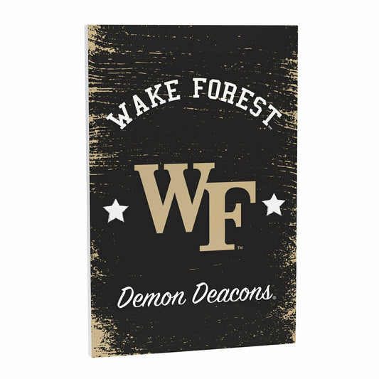 Team Sports America Recommended - Wake Forest University Wood Wall Sign, 16x24