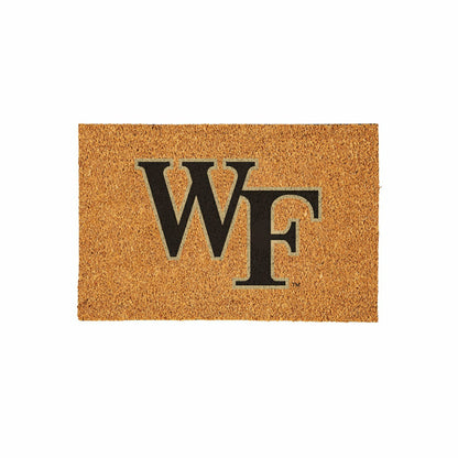 Team Sports America Recommended - Wake Forest University Large Full Color Coir Mat, 36"x24"