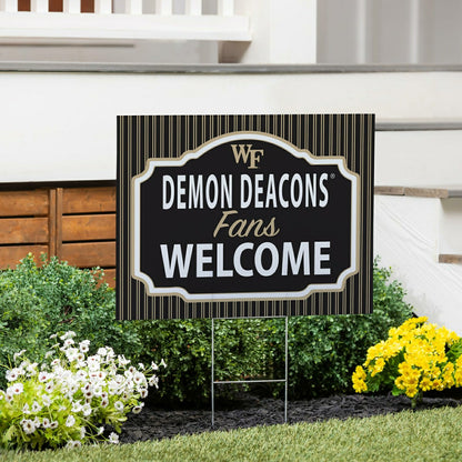 Team Sports America Classic - Wake Forest University Coroplast Yard Sign, "Fans Welcome"