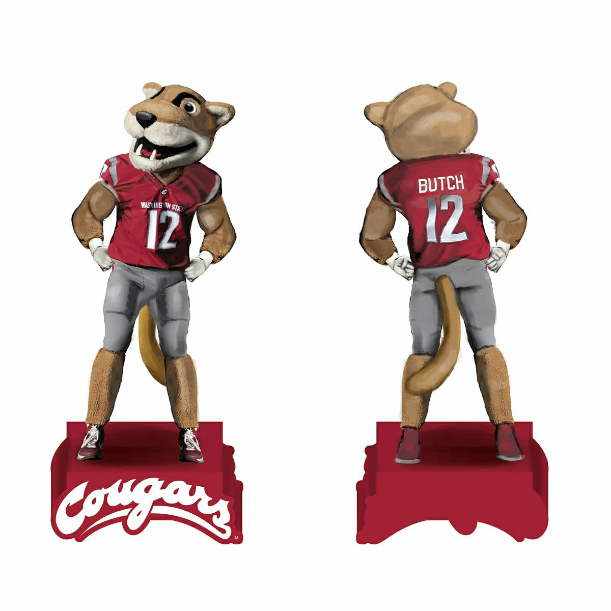 Team Sports America Recommended - Washington State University, Mascot Statue, Cougars