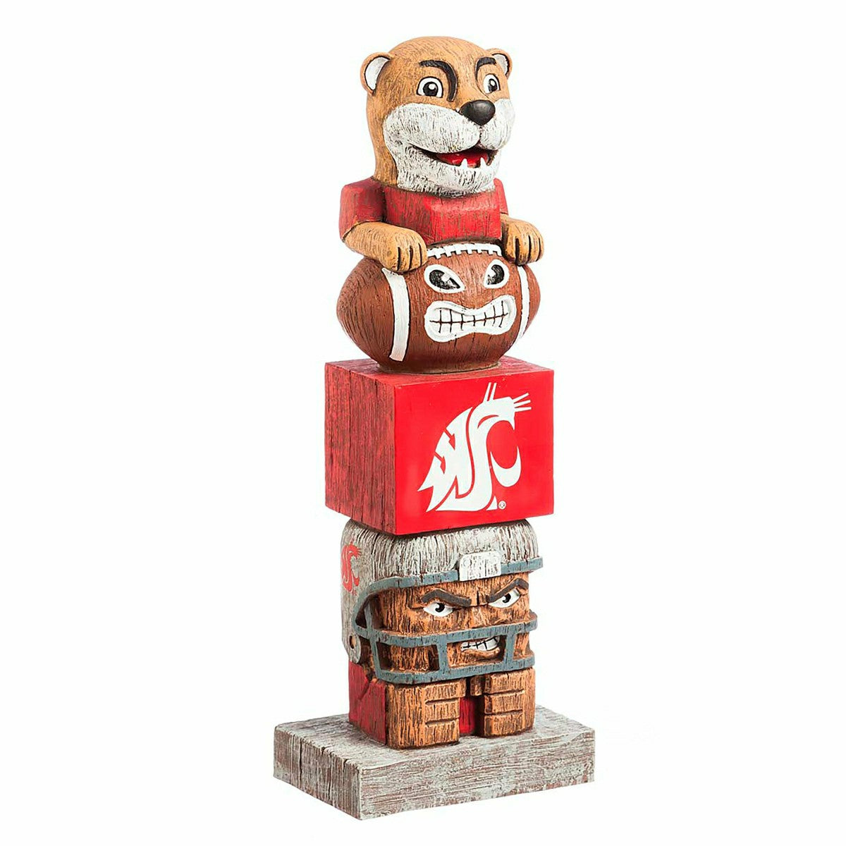 Team Sports America Everyday - Washington State Tiki Team Totem Garden Statue