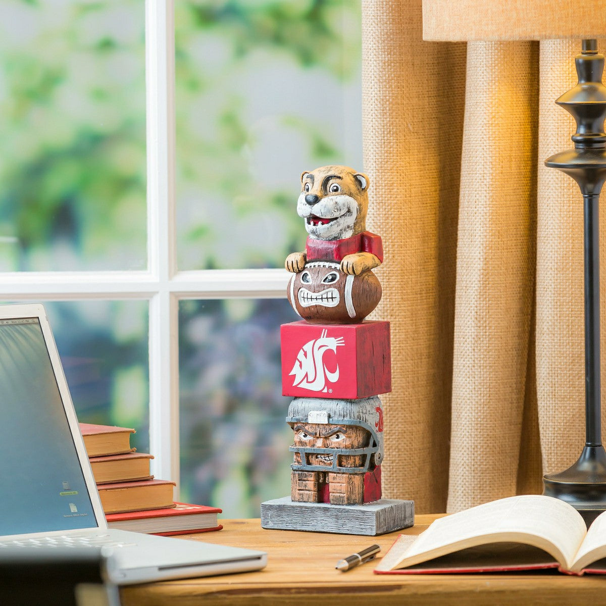 Team Sports America Everyday - Washington State Tiki Team Totem Garden Statue