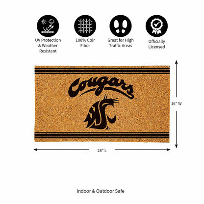 Team Sports America Trending - Washington State University, Coir Mat 1C