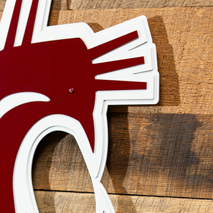 Team Sports America Recommended - Washington State University Premier Metal Wall Art