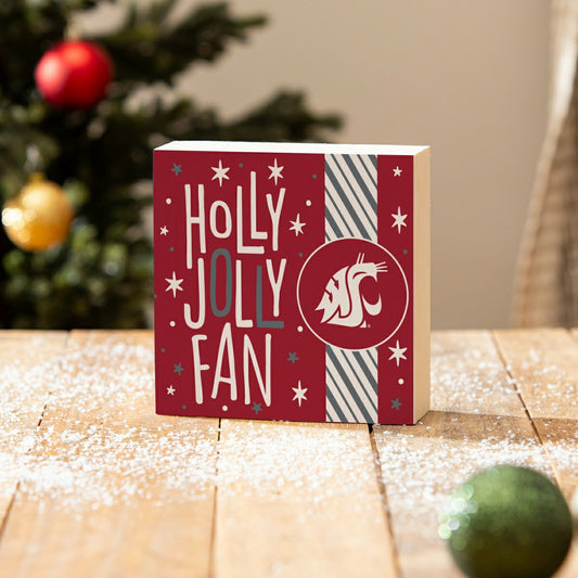 Team Sports America Essential - Washington State University Block, Holiday, 6x6