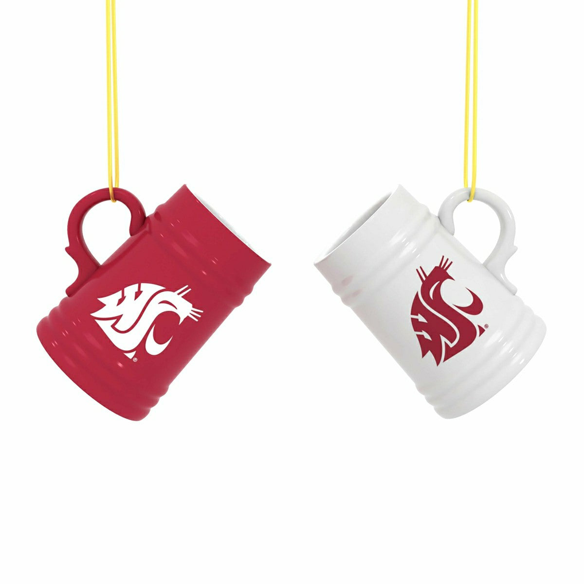 Team Sports America Value - Washington State University Ceramic Mini Stein, 3oz, set of 2
