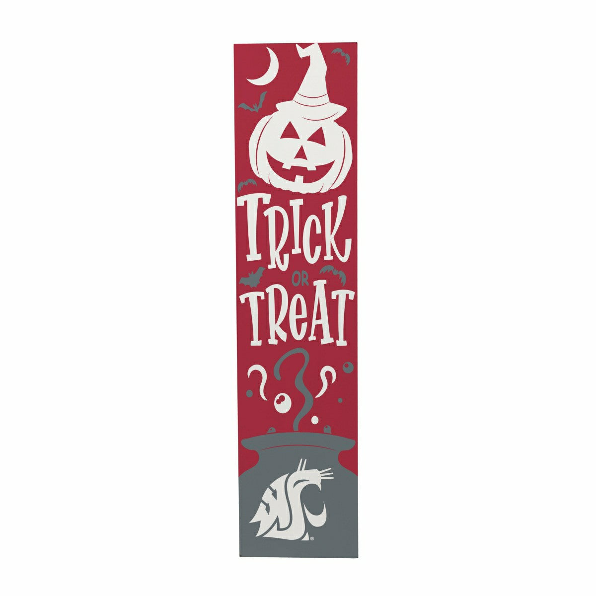 Team Sports America Everyday - 47" Double Sided Leaner, Washington State University, Halloween