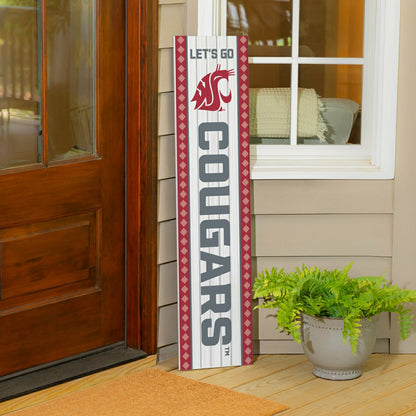 Team Sports America Trending - 47" Double Sided Leaner, Washington State University, Christmas