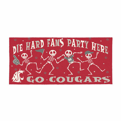 Team Sports America Classic - Washington State University Flocked Coir Halloween Sassafras Switch Ma
