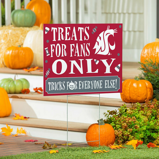 Team Sports America Everyday - Washington State University Yard Sign, Halloween Treats for Fans