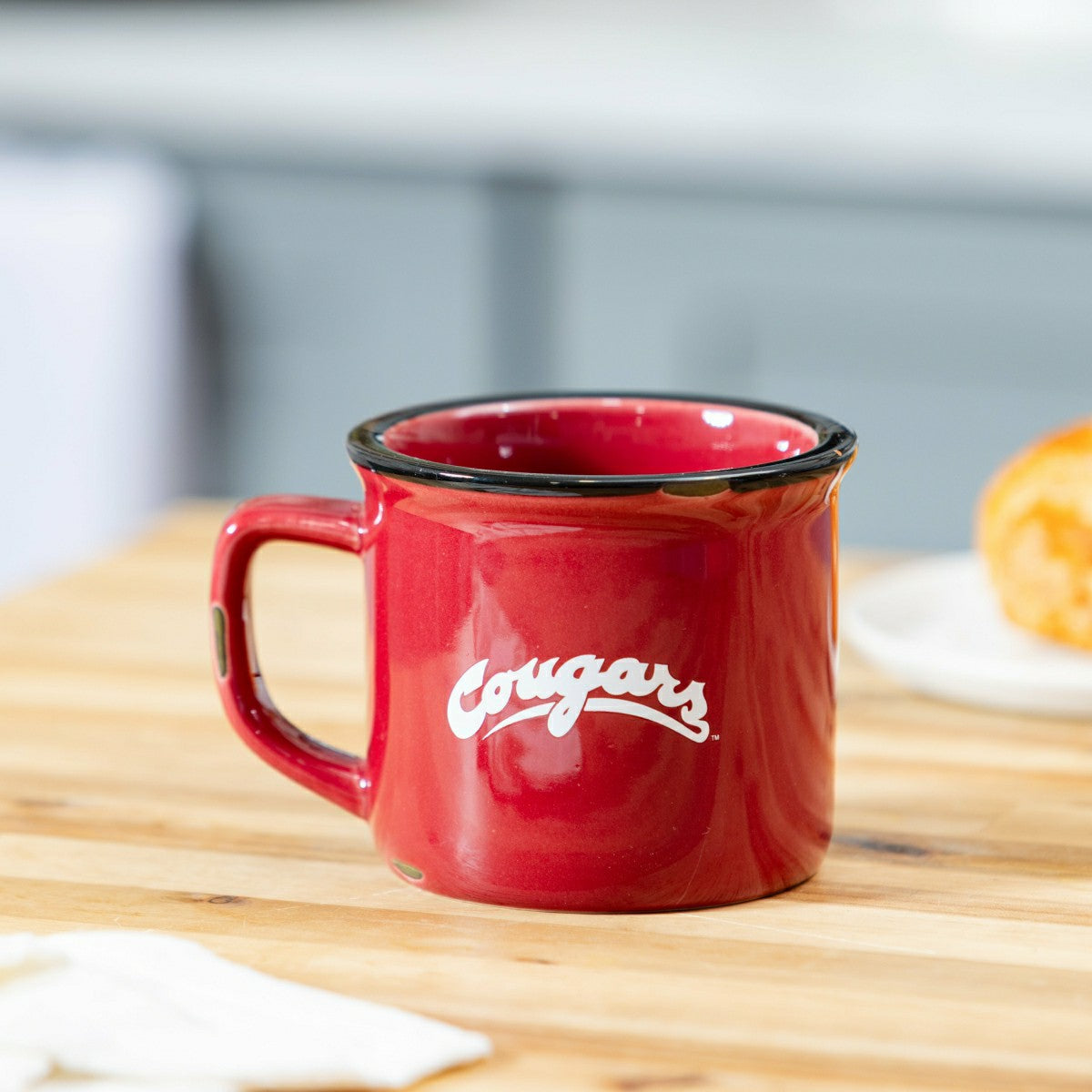 Team Sports America Trending - Washington State University Ceramic Camp Cup with Enamel Finish, 14oz