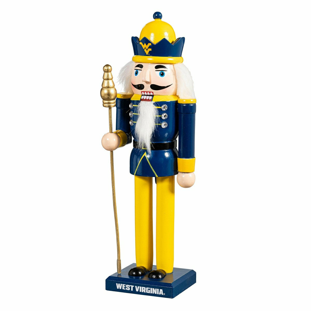 Team Sports America Exclusive - Nutcracker Statue, West Virginia University