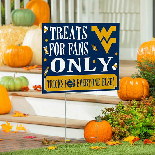 Team Sports America Best Seller - West Virginia University Yard Sign, Halloween Treats for Fans