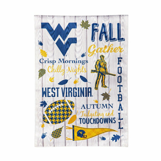 Team Sports America Everyday - West Virginia University, Moire Flag, GDN, Fall Seasonal
