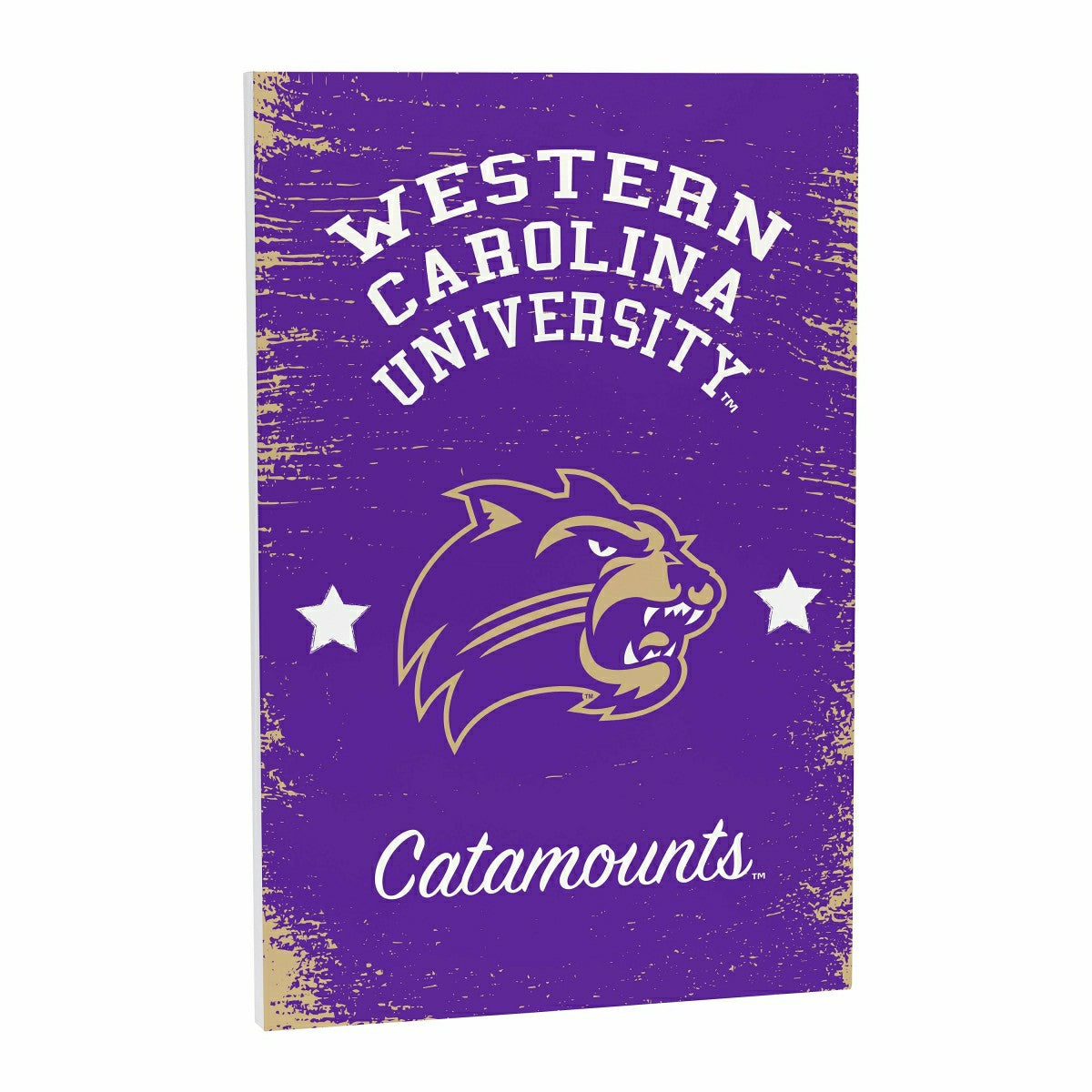 Team Sports America Value - Western Carolina University Wood Wall Sign, 16x24