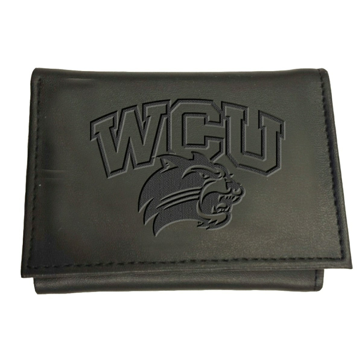 Team Sports America Recommended - Western Carolina University, Tri-Fold Wallet, Black