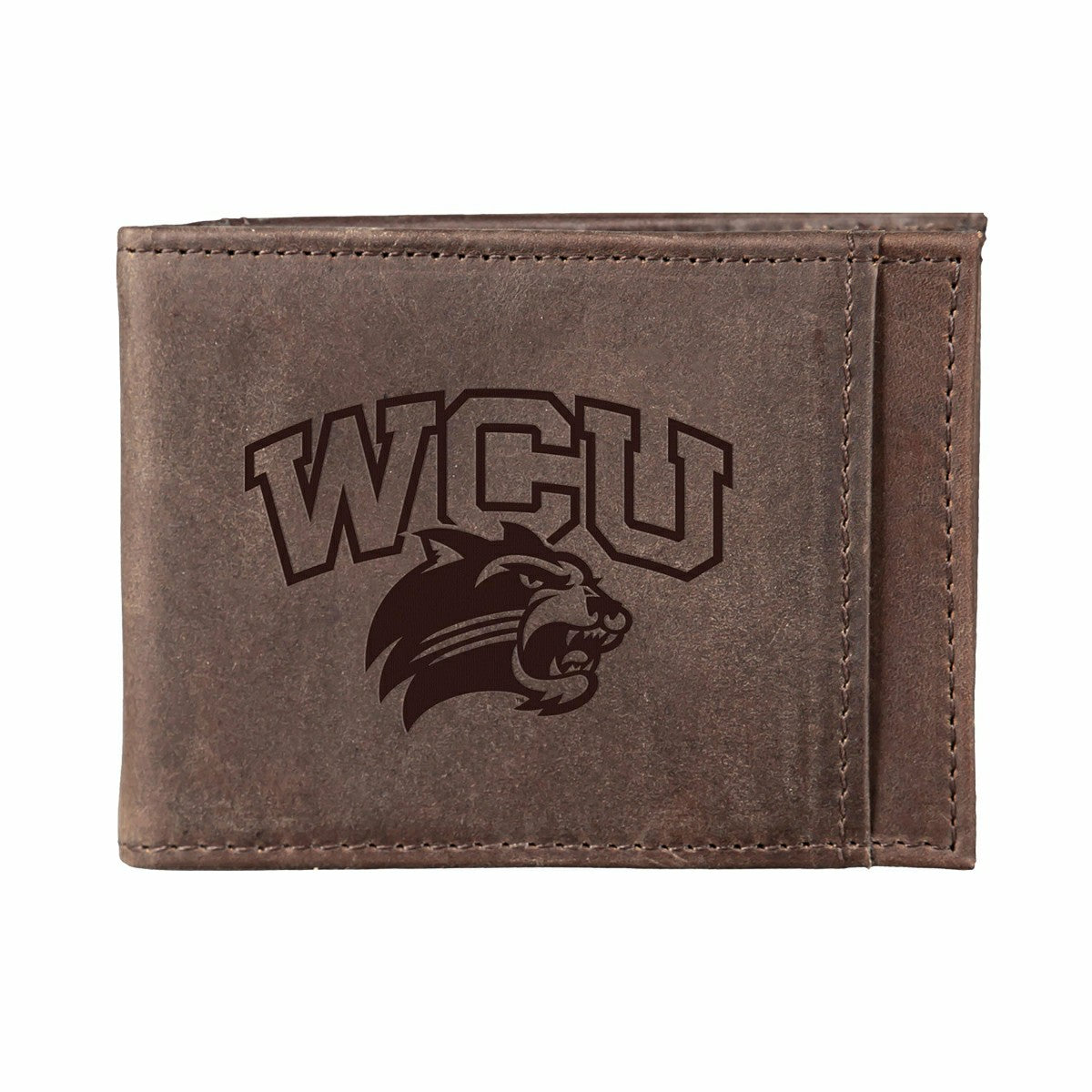 Team Sports America Exclusive - Front Pocket Wallet w/ RFID Blocking, Western Carolina University, Bro
