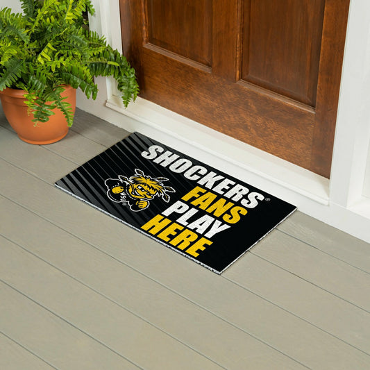 Team Sports America Everyday - Wichita State University Fan Mat, 28"x16"