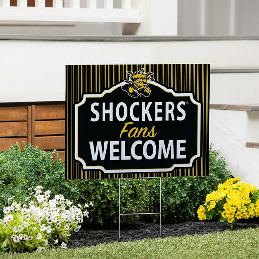 Team Sports America Trending - Wichita State University Coroplast Yard Sign, "Fans Welcome"