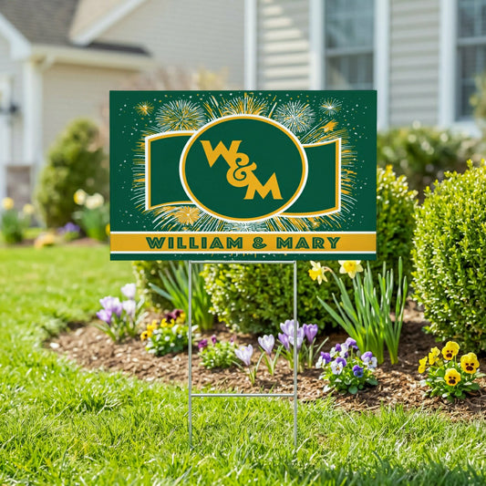 Team Sports America Signature - William & Mary Yard Sign, Patriotic