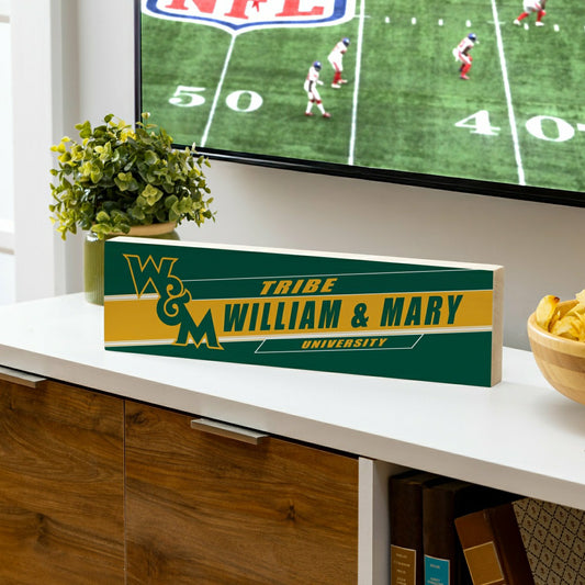 Team Sports America Signature - William & Mary Mantle Sign, Down Home Fans, 5x18