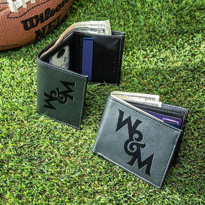 Team Sports America Exclusive - William & Mary, Bi-Fold and Tri-Fold Wallet Gift Set, Black