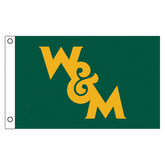 Team Sports America Best Seller - William & Mary Single Sided Flag w/ 2 Grommets, 3'x5'