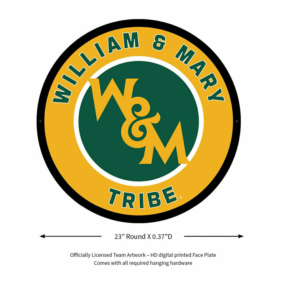 Team Sports America Exclusive - LED Wall Decor, Round, William & Mary