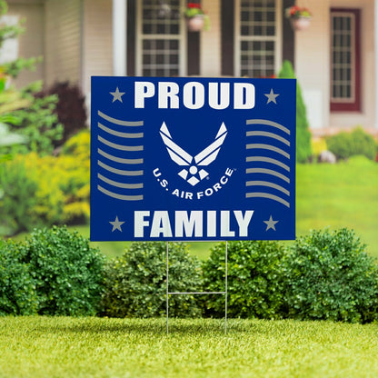 Team Sports America Recommended - US Air Force Coroplast Yard Sign
