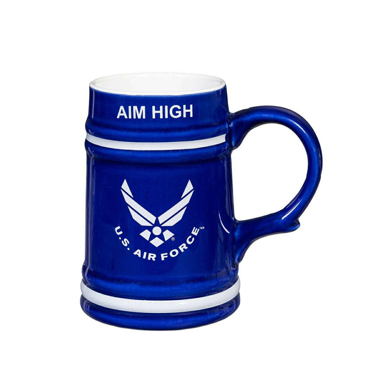 Team Sports America Exclusive - US Air Force Ceramic Stein Cup, 24oz