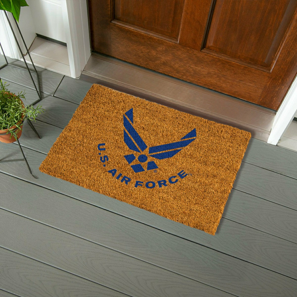 Team Sports America Recommended - Coir Mat, 16"x28", US Air Force