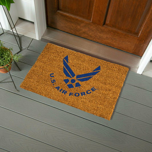 Team Sports America Recommended - Coir Mat, 16"x28", US Air Force