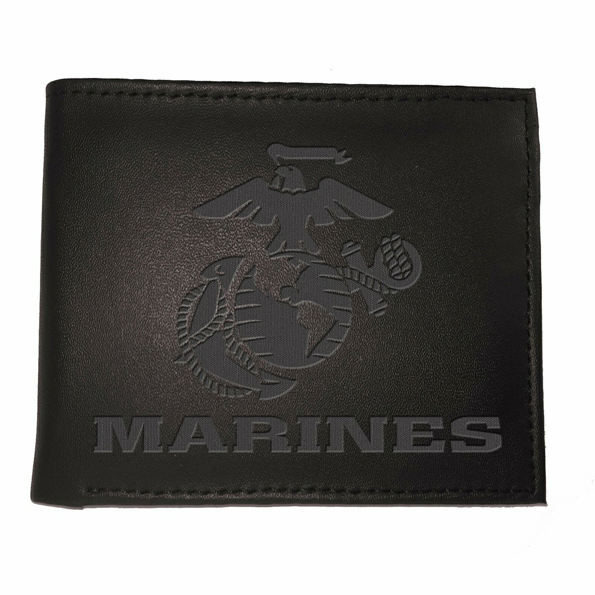 Team Sports America Signature - US Marine Corps, Bi-Fold Wallet, Black