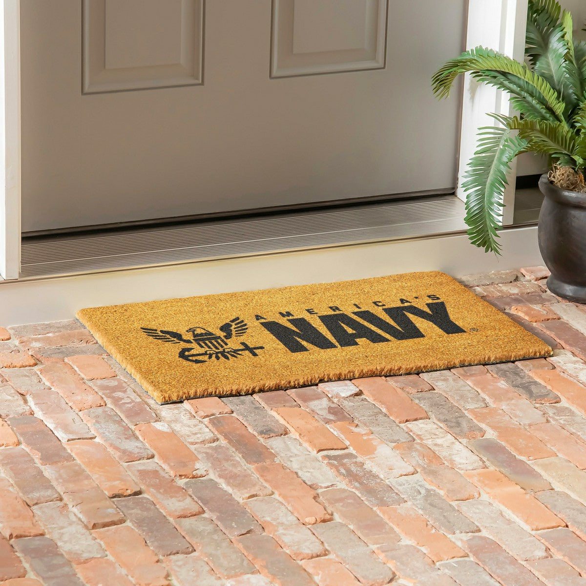 Team Sports America Classic - U.S. Navy, Coir Mat, 16"x28"