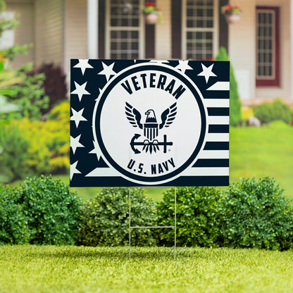 Team Sports America Trending - US Navy Coroplast Yard Sign