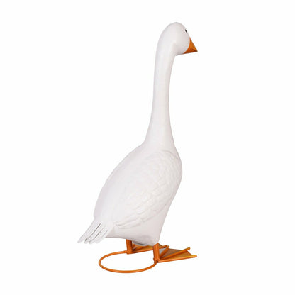 Team Sports America Classic - Metal Porch Goose Statue, 21"H