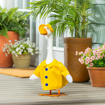 Team Sports America Classic - Metal Porch Goose Statue, 21"H